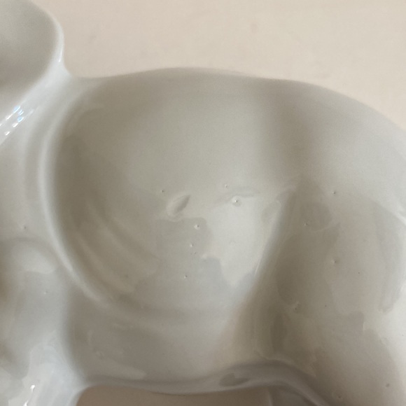 Vintage German Democratic Republic sticker white porcelain elephant - Picture 9 of 11